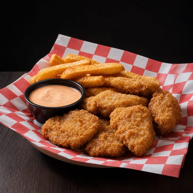 Chicken Nuggets (6 pcs) Kids Meal.